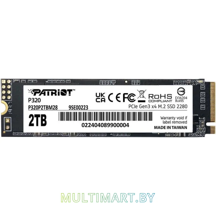 SSD диск Patriot P320 2TB (P320P2TBM28)